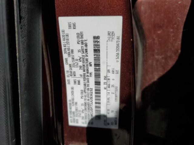 1FMCU0F73JUB36232 Ford ESCAPE S