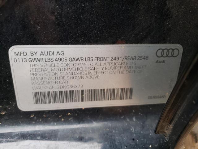 VIN WAUKFAFL3DN036379 2013 Audi A4, Prestige no.13