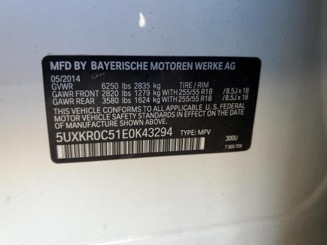 5UXKR0C51E0K43294 2014 BMW X5, photo no. 12