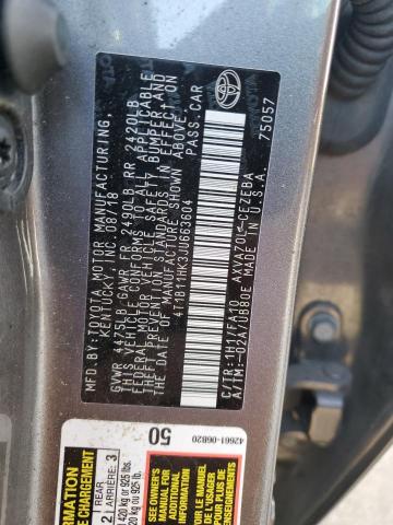 2018 TOYOTA CAMRY L - 4T1B11HK3JU663604