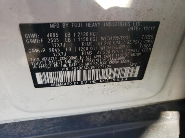 4S4BSACC9H3277430 Subaru Outback 2.5i Premium
