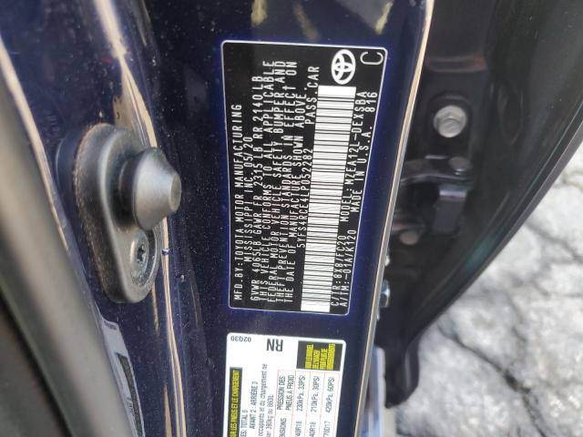 5YFS4RCE4LP052282 Toyota COROLLA SE