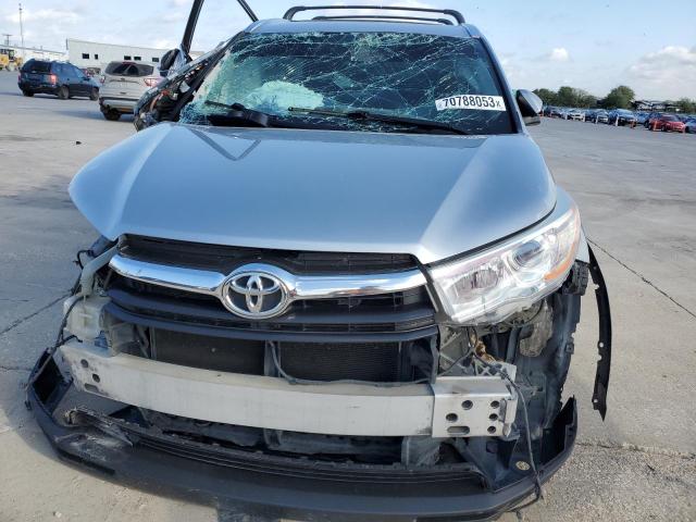 VIN 5TDKKRFH9ES022796 2014 Toyota Highlander, Xle no.5