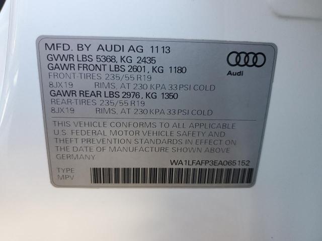 VIN WA1LFAFP3EA065152 2014 Audi Q5, Premium Plus no.14