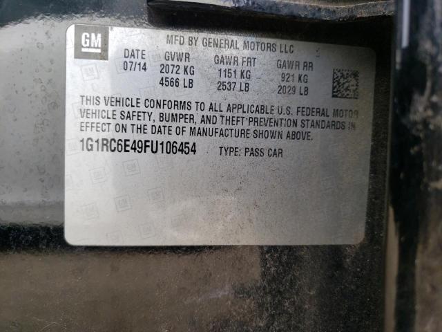 VIN 1G1RC6E49FU106454 2015 Chevrolet Volt no.12