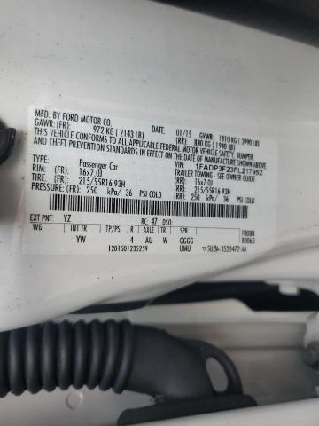 1FADP3F23FL217952 | 2015 FORD FOCUS SE