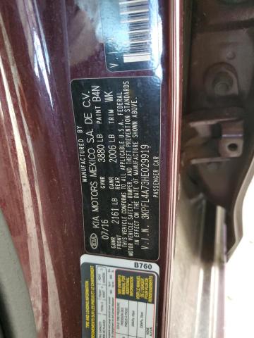 3KPFL4A73HE029919 KIA FORTE LX