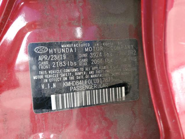 2020 HYUNDAI ELANTRA SE - KMHD84LF0LU917871
