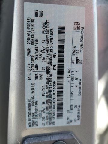 1FMCU0GX7EUC15309 Ford ESCAPE SE