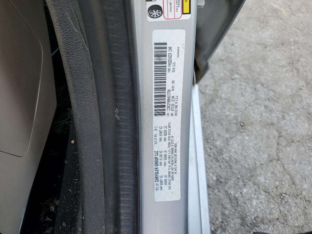 1C3BC2FB8BN613790 2011 Chrysler 200 Limited