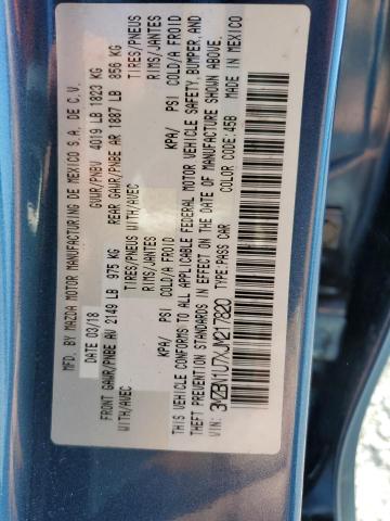 3MZBN1U7XJM217820 Mazda 3 SPORT