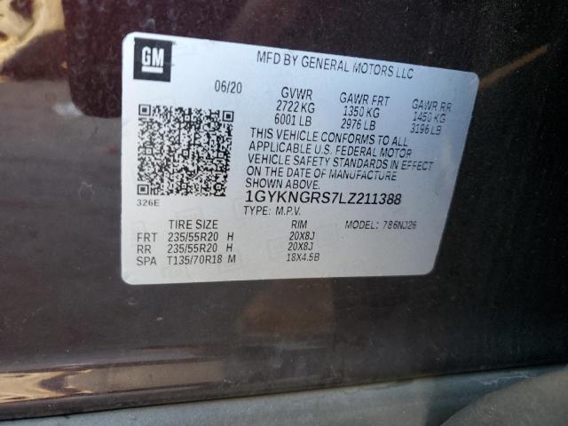 1GYKNGRS7LZ211388 Cadillac Xt5 Sport