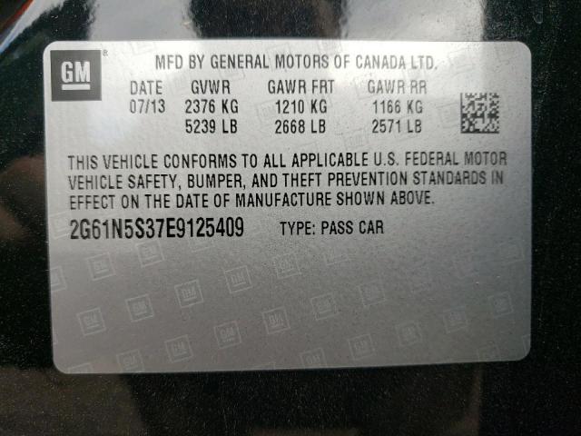 2G61N5S37E9125409 Cadillac Xts Luxury Collection