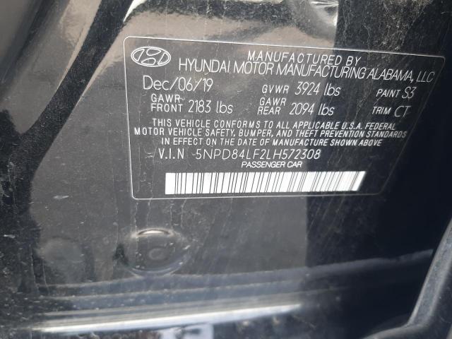 5NPD84LF2LH572308 | 2020 HYUNDAI ELANTRA SE