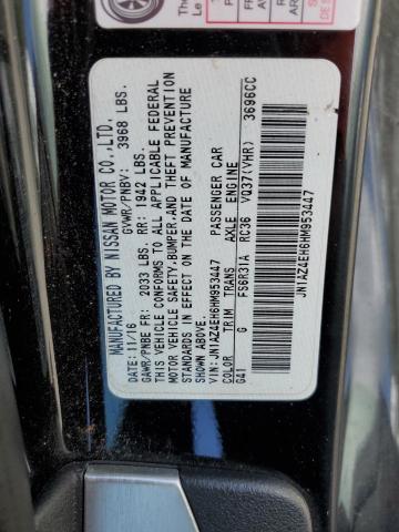 JN1AZ4EH6HM953447 Nissan 370Z BASE