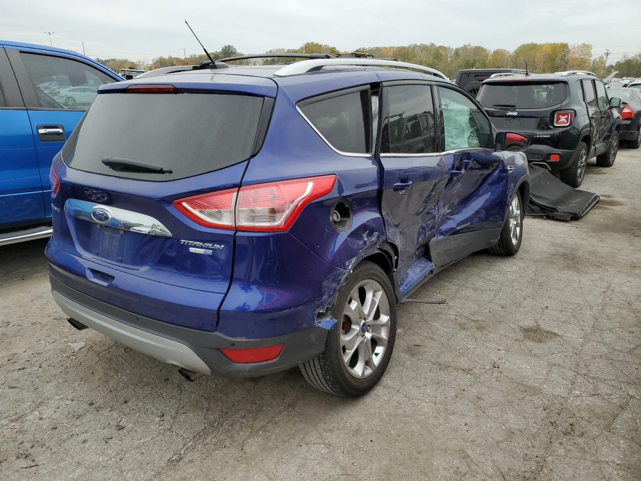 Lot #2373708580 2014 FORD ESCAPE TIT