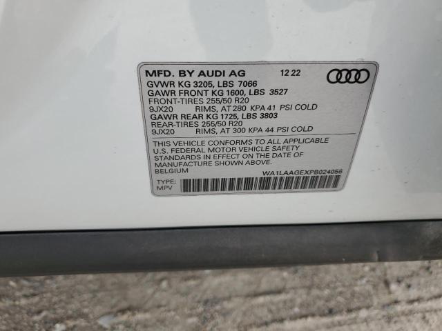 WA1LAAGEXPB024056 Audi E-Tron PRE 10