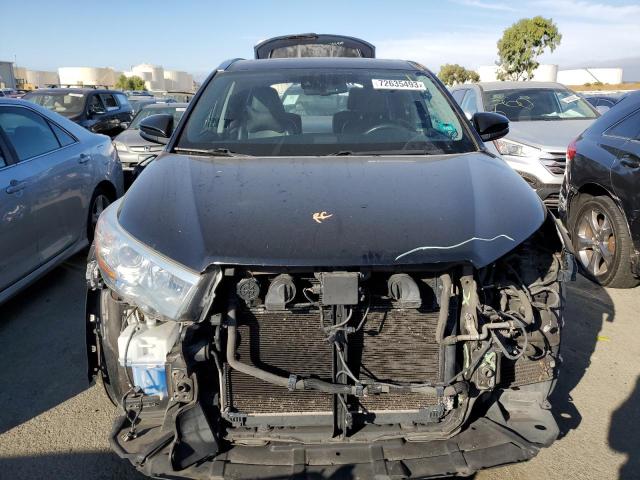 VIN 5TDDCRFH2ES005859 2014 Toyota Highlander, Hybri... no.5