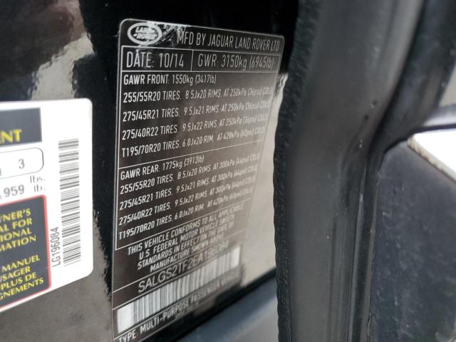 SALGS2TF2EA196084 Land Rover Range Rover Supercharged
