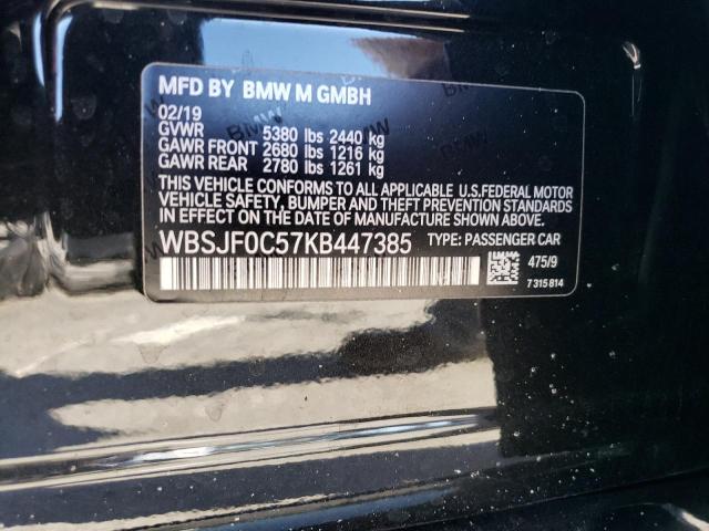 WBSJF0C57KB447385 BMW M5  12