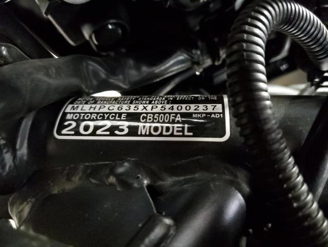 2023 HONDA CB500 FA MLHPC635XP5400237