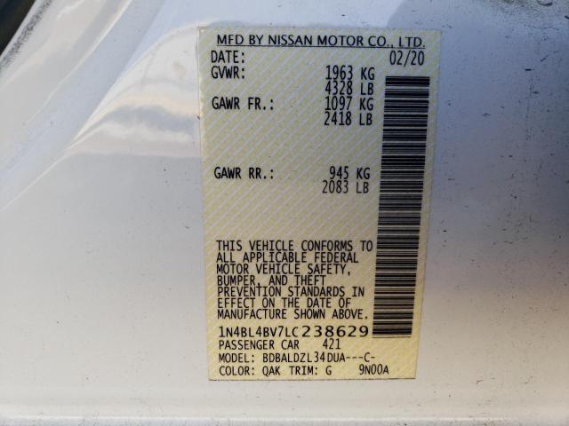 1N4BL4BV7LC238629 Nissan ALTIMA S