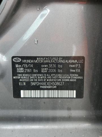 5NPDH4AEXEH508627 Hyundai ELANTRA SE
