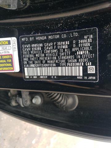 2018 HONDA CLARITY - JHMZC5F12JC011236