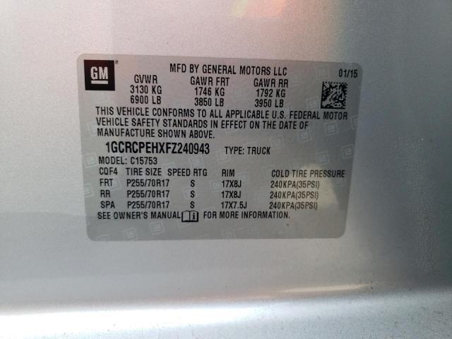 1GCRCPEHXFZ240943 Chevrolet Silverado C1500