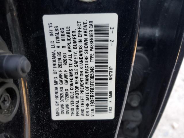 2015 HONDA CIVIC EX - 19XFB2F83FE065048