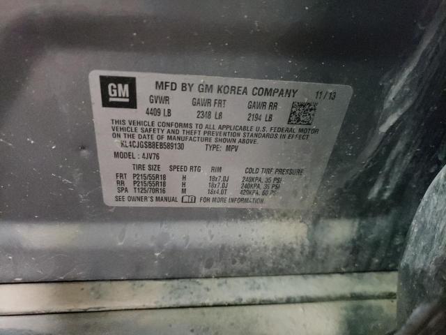 KL4CJGSB8EB589130 Buick Encore