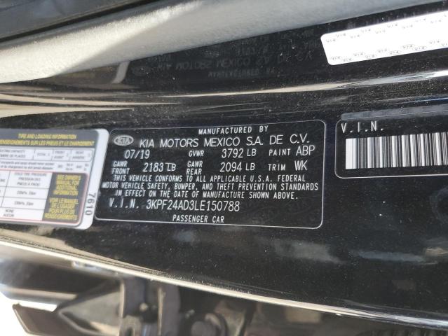 3KPF24AD3LE150788 KIA FORTE FE
