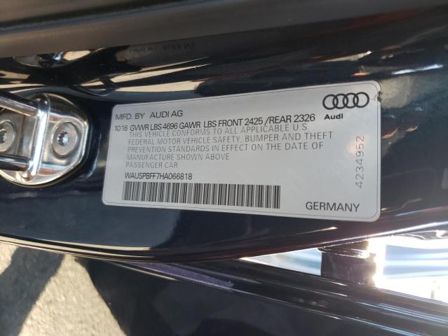 2017 AUDI A3 E-TRON - WAUSPBFF7HA066818