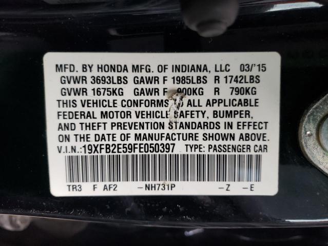 19XFB2E59FE050397 | 2015 HONDA CIVIC LX