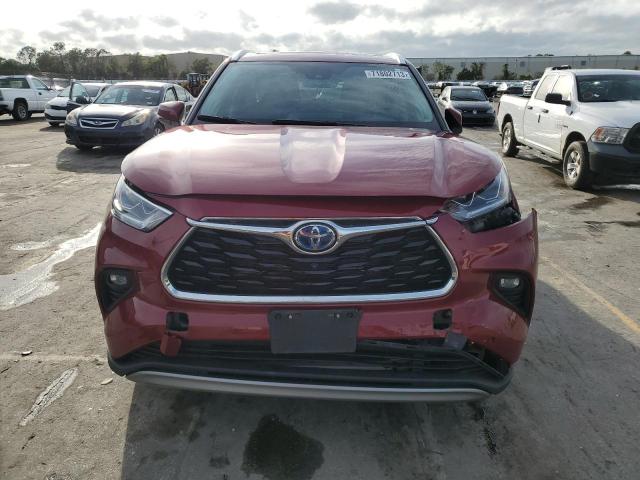 VIN 5TDEBRCH6NS092354 2022 Toyota Highlander, Hybri... no.5