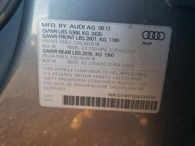 VIN WA1LFAFP2EA035592 2014 Audi Q5, Premium Plus no.12