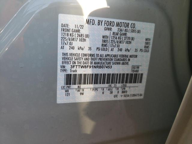 2022 FORD MAVERICK X - 3FTTW8F91NRB07453