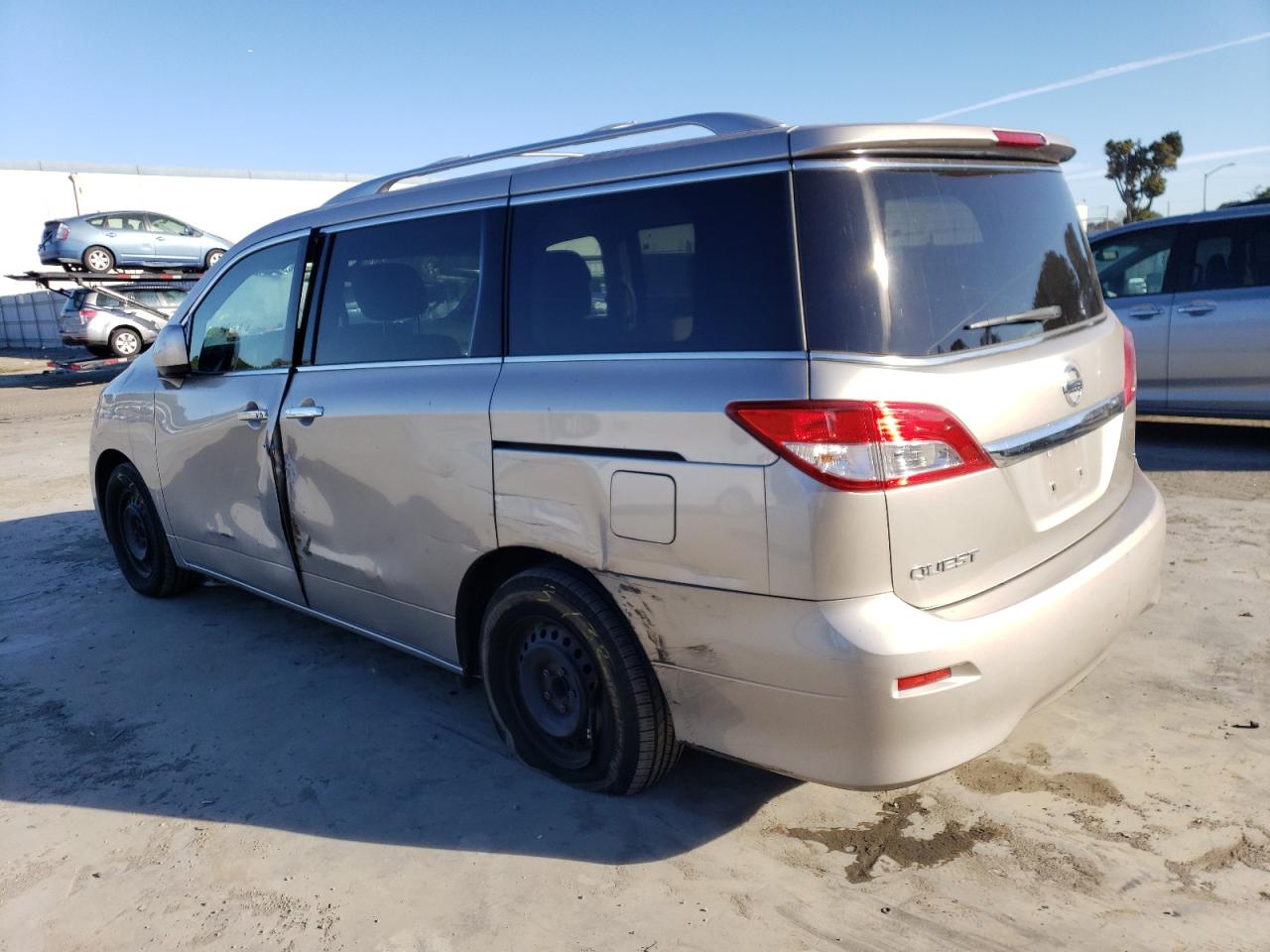 2012 Nissan Quest S vin: JN8AE2KP7C9030628