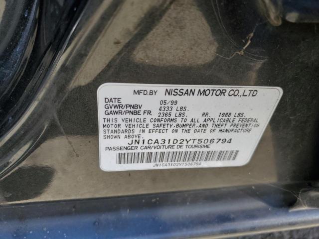 JN1CA31D2YT506794 | 2000 Nissan maxima gle