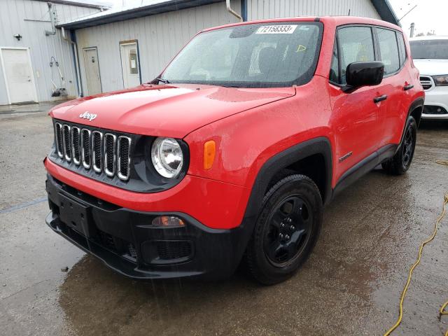 ZACCJAAH9HPE99424 | 2017 JEEP RENEGADE S