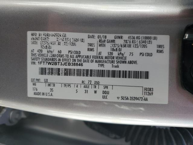 1FT7W2BT3JEB38846 Ford F250 Super Duty