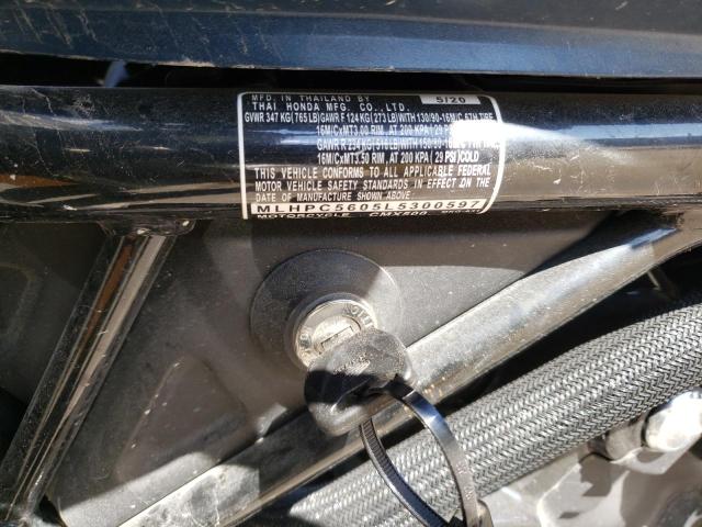 2020 HONDA CMX500 MLHPC5605L5300597