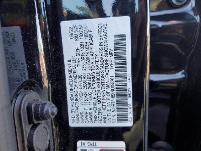 5J6RT6H8XNL055261 Honda CR-V EXL