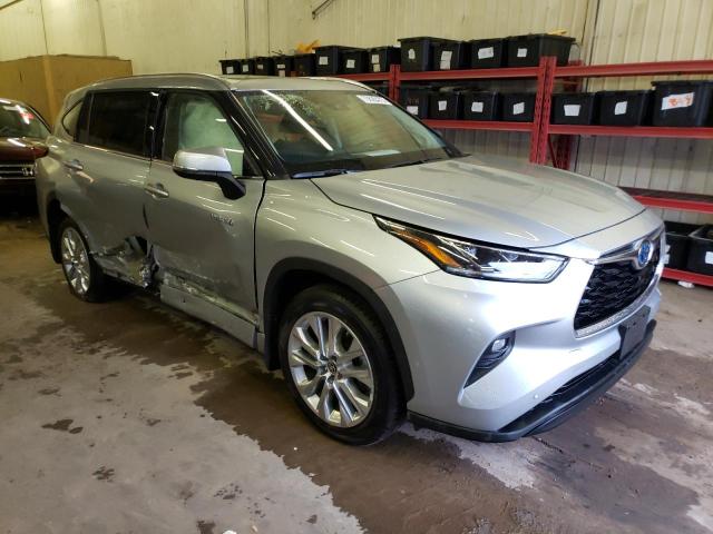 VIN 5TDXBRCH1MS534948 2021 Toyota Highlander, Hybri... no.4