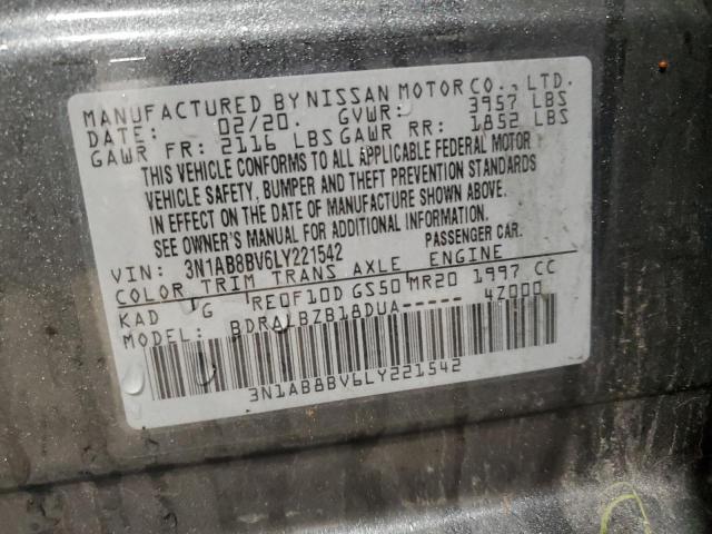 2020 NISSAN SENTRA - 3N1AB8BV6LY221542