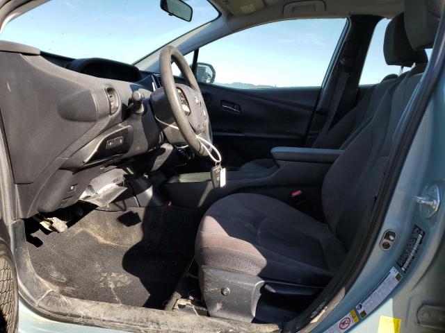  TOYOTA PRIUS 2016 Бірюзовий