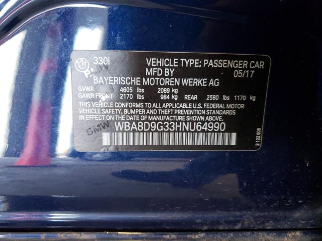 WBA8D9G33HNU64990 BMW 330 XI