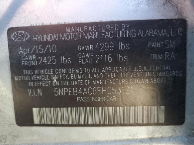 Image 12 of 2011 Hyundai Sonata salvage vehicle - Lot #72992303 at Copart