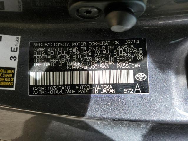 JTKJF5C78FJ001563 | 2015 TOYOTA SCION TC