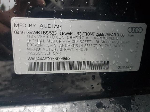 2017 AUDI A8 L QUATT - WAU44AFD0HN006558